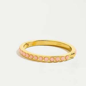 NWT J.Crew Mini Gumdrop Stone Hinge Bracelet Pink